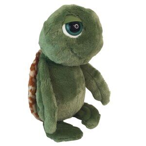 Fiesta Travel Tails 8.5" BB Turtle Plush‎ Stuffed Animal Toy Tortoise Green